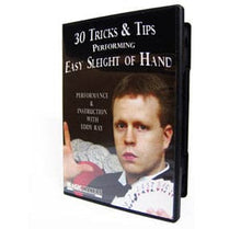  30 Tricks and Tips Performing Easy Sleight of Hand Featuring Eddy Ray (Open Box)
