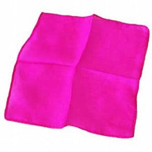  Fuchsia Pink 6 inch Colored Silks- Professional Grade (12 Pack)