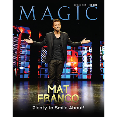 Magic Magazine "Mat Franco" October 2015 - Book