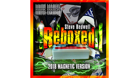Reboxed 2018 Magnetic Version Red (Gimmicks and Online Instructions) by Steve Bedwell and Mark Mason - Trick
