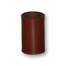  Leather Coin Cylinder (Brown, Dollar Size) - Tricks