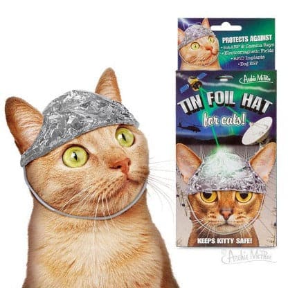 Tin Foil Hat for Cats by Archie McPhee