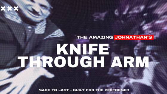 The Amazing Johnathan’s Knife Through Arm