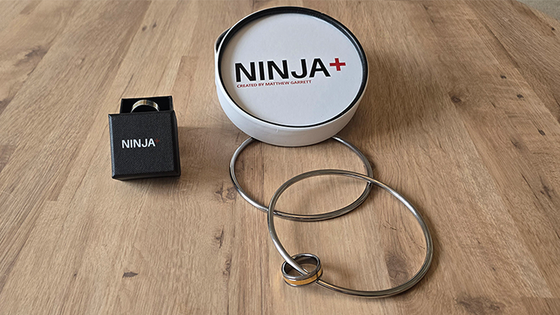 Ninja+ Deluxe SILVER (Gimmicks & Online Instruction) by Matthew Garrett