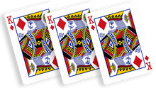  Flash Poker Card King of Diamonds (Ten Pack)