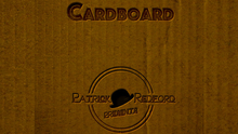  CARDBOARD The Book by Patrick G. Redford