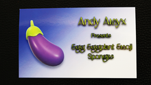  Sponge Emoji EGGPLANT (4PK.) by Andy Amyx