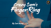 Hanson Chien Presents Crazy Sam's Finger Ring BLACK / LARGE (Gimmick and Online Instructions) by Sam Huang