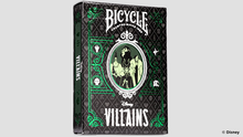  Bicycle Disney Villains (Green) by US Playing Card Co.