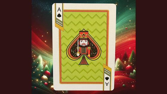 Bicycle Nutcracker (Red) Playing Cards