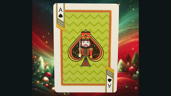 Bicycle Nutcracker (Green) Playing Cards