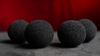 Magic Sponge Balls 4PK BLACK 2" by Murphy's Magic