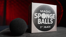  Magic Sponge Balls 50PK BLACK 3" by Murphy's Magic