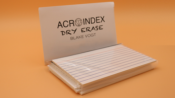 Six Acro Index (Stage) Dry Erase by Blake Vogt