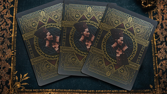 Egypt Mythology Black Edition (Pharaoh, Dark Gray) Playing Cards