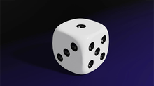  Magnetic Die (White) by Iarvel Magic