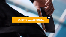  Modern Card to Wallet Insta (Black) by Quiver