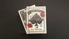  Rose Elites - Old Masters (Black) Playing Cards