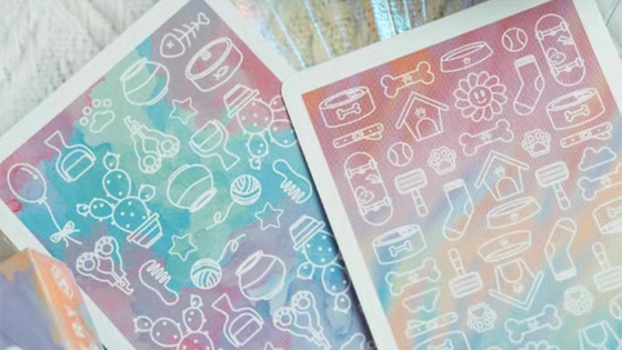 Diary Puppy -Colorful Edition Playing Cards by ACPC