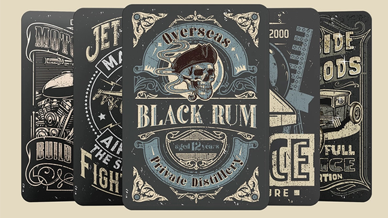 Black Rum Playing Cards
