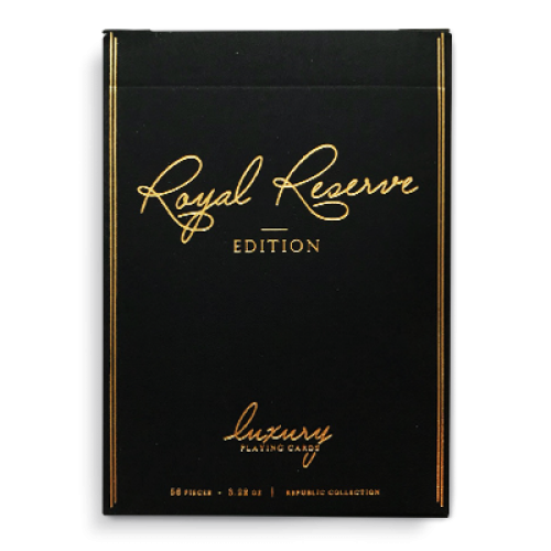 Black Royal Private Reserve Playing Cards by Ellusionist