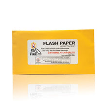  Flash Paper Sheets by The Fire Shop (4 sheets of 8x9")