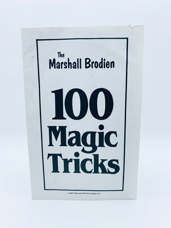 The Marshall Brodien 100 Magic Tricks (BOOKLET ONLY)