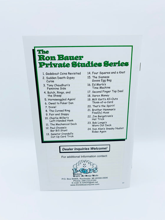 Ron Bauer Private Studies (Complete Set)