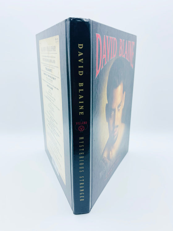 Mysterious Stranger by David Blaine (HARDCOVER) - First Edition 2002