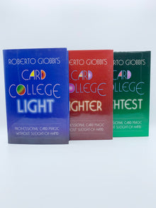  Card College Light, Lighter, Lightest by Roberto Giobbi (Hardcover Books)