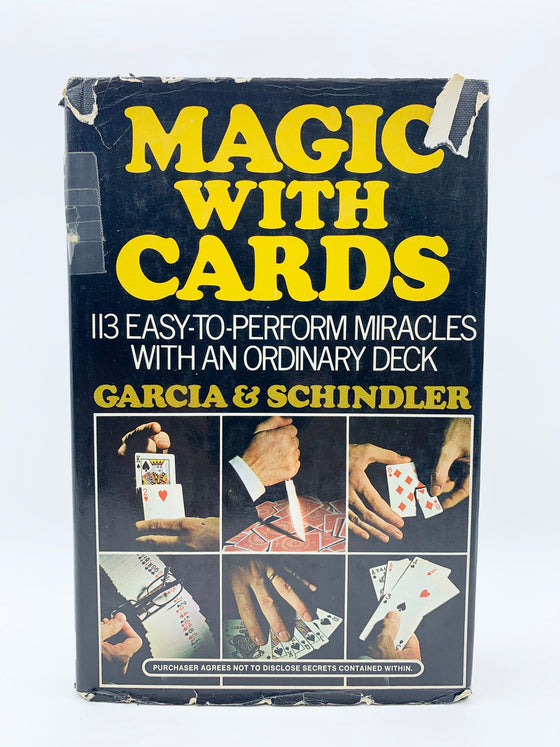 Magic with Cards by Frank Garcia & George Schindler - Copyright 1975