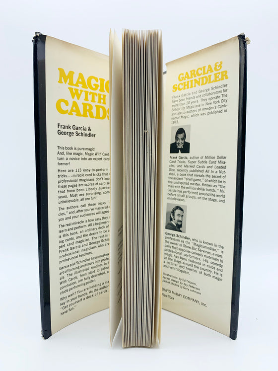 Magic with Cards by Frank Garcia & George Schindler - Copyright 1975