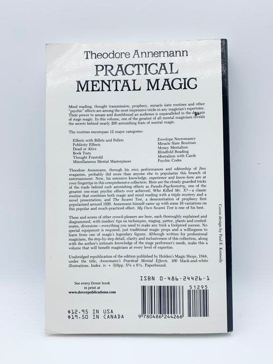 Pratical Mental Magic by Theodore Annemann