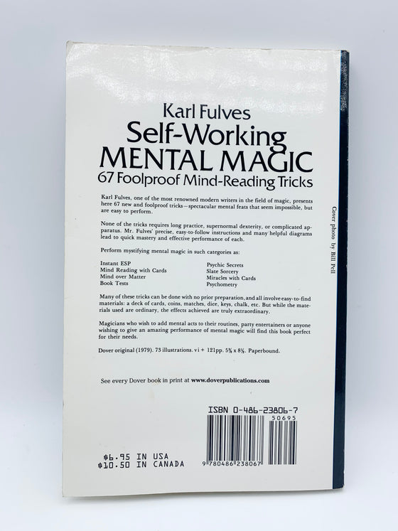 Self Working Mental Magic by Karl Fulves - Copyright 1979