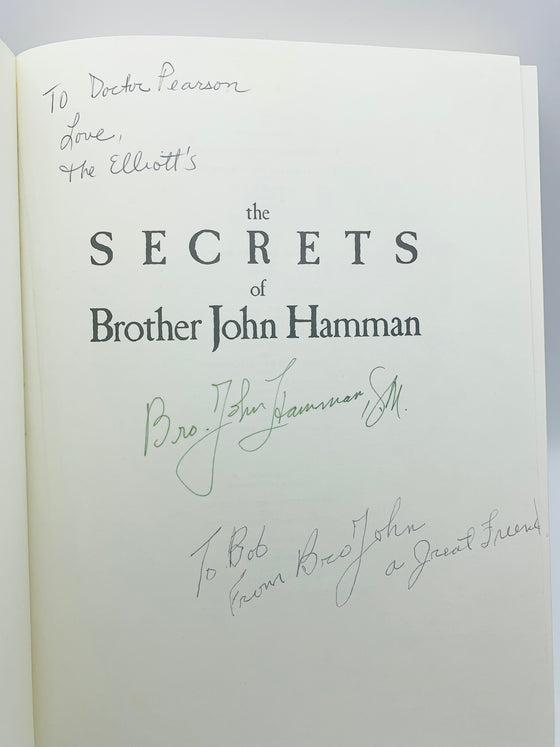 The Secrets of Brother John Hamman by Richard Kaufman (Signed) - First Edition 1989