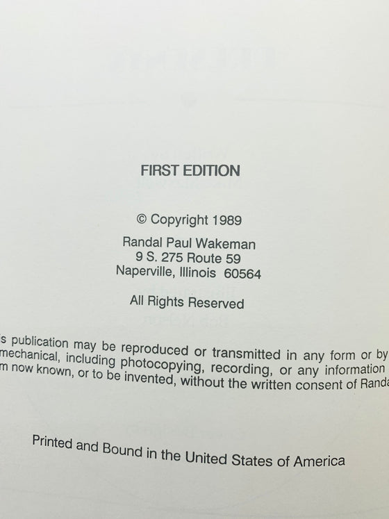 Randy Wakeman Presents by Mike Maxwell - First Edition 1989