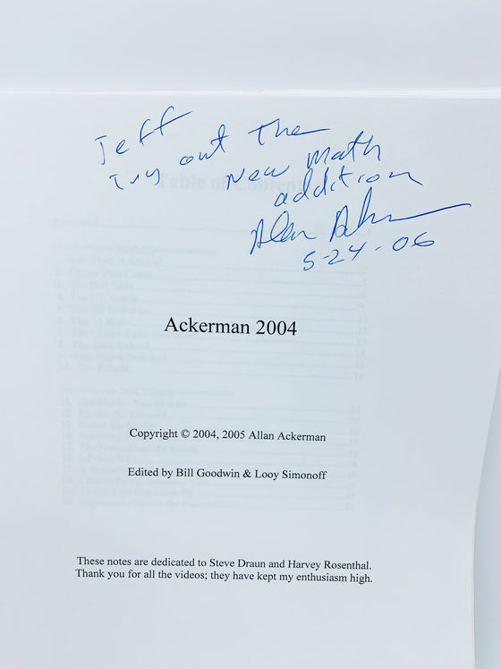 Ackerman 2004 by Allan Ackerman (Signed) - Copyright 2005