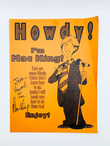  Howdy! I'm Mac King! by Mac King (Signed) - Copyright 1990