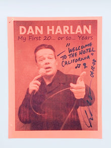  My First 20 or so Years by Dan Harlan (Signed)