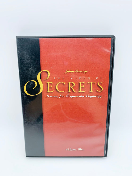 The Video of Secrets Volume Two by John Carney (DVD)