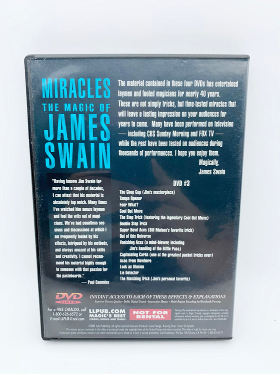 Miracles: The Magic of James Swain Volumes 1 - 4 (DVD)