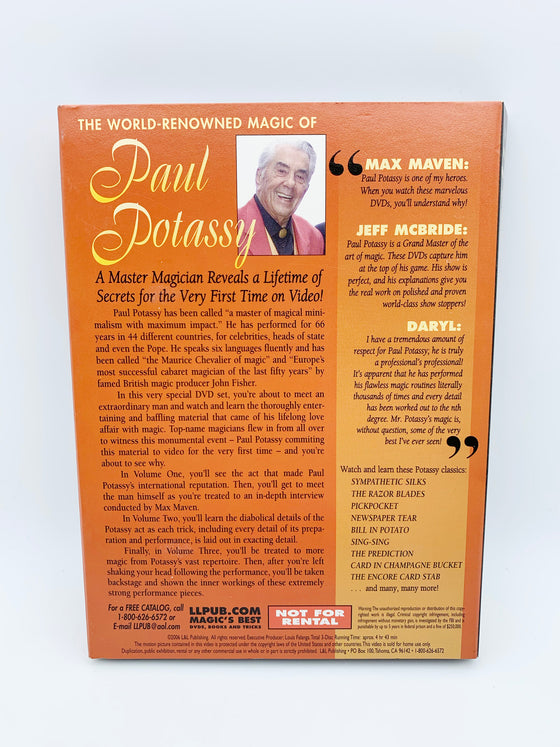 The World Renowned Magic of Paul Potassy (DVD)