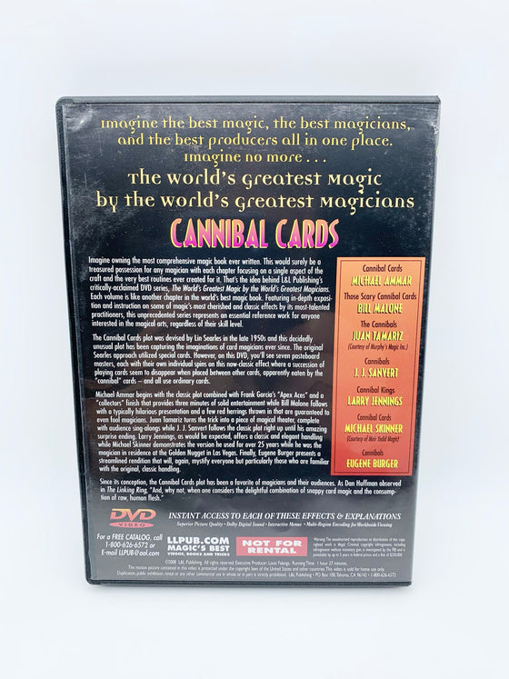 The Secrets of Cannibal Cards by World's Greatest Magic (DVD)