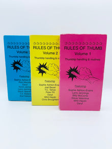  Rules of Thumb Volume 1-3 by Sophie Ashton-Evans (VHS)