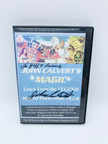  John Calvert's Magic Learn From the Legend His 10 Favorites Plus (Signed) (DVD)