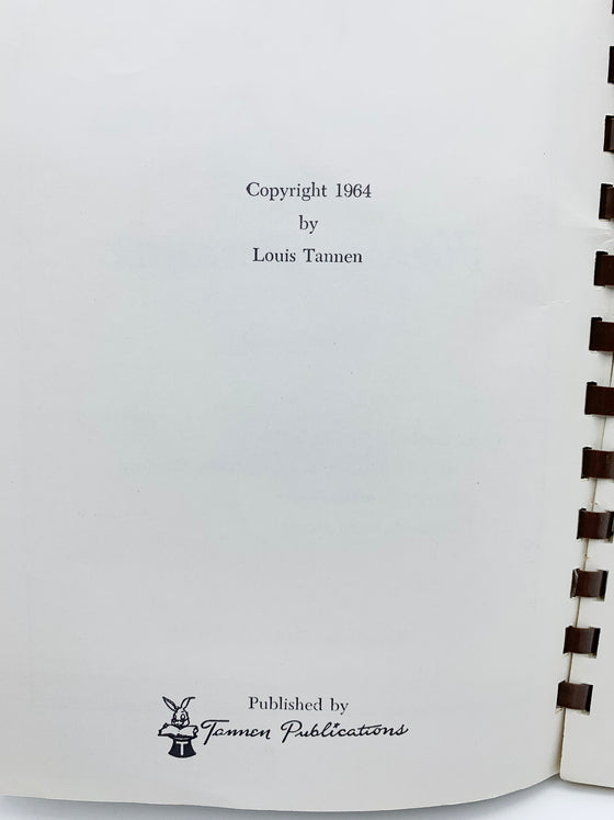 Personal Secrets and My Favorite Card Tricks by Harry Lorayne (2 Books in 1) - Copyright 1964/1965