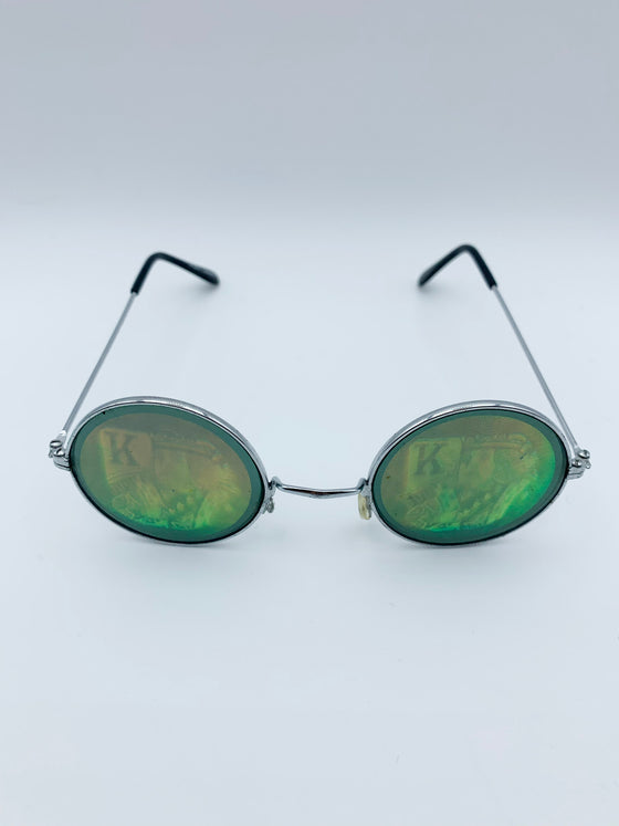 Hologram Sunglasses with Kings Design