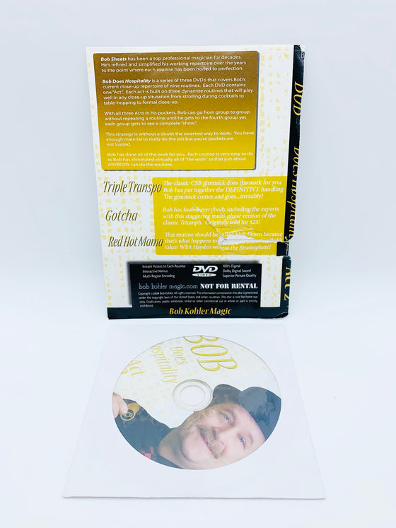 Bob Does Hospitality Act 1-3 by Bob Sheets (DVD)