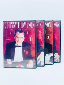  Commercial Classics of Magic Volume 1-4 by Johnny Thompson (4 DVD Set)