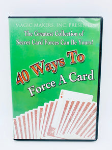  40 Ways to Force A Card by Magic Makers (DVD)